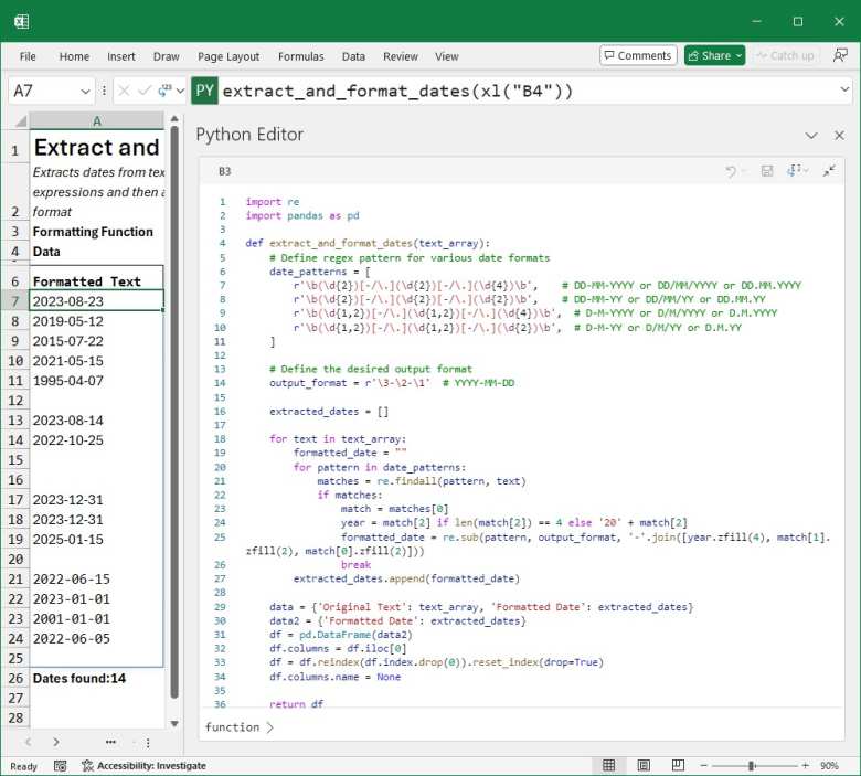 Excel ya incluye un editor para programar en Python - GeboArt.Dev